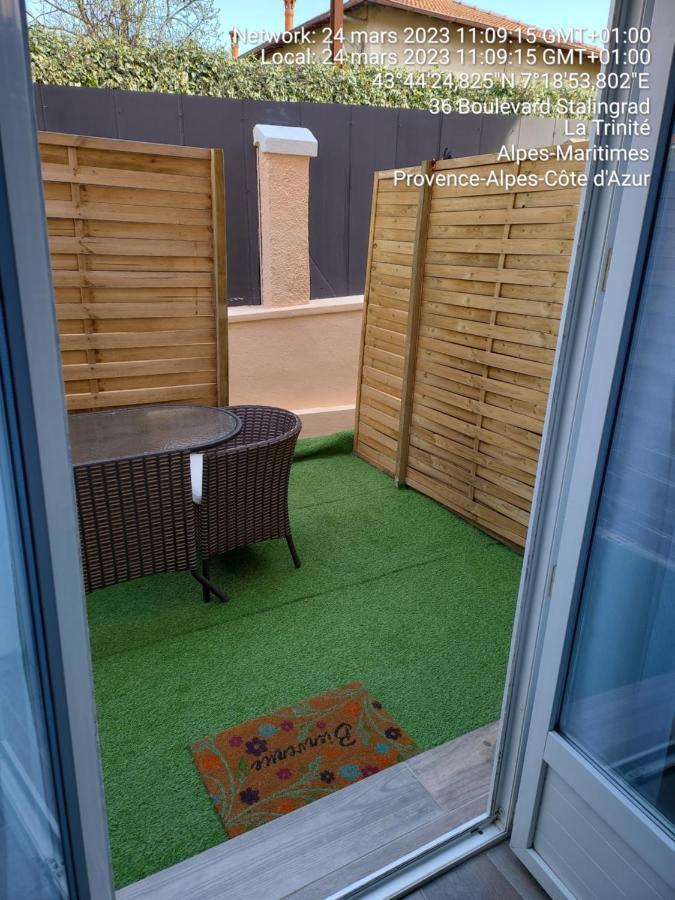 Studio 1 A La Trinite Proche De Nice, Monaco Et L'Italie Luaran gambar